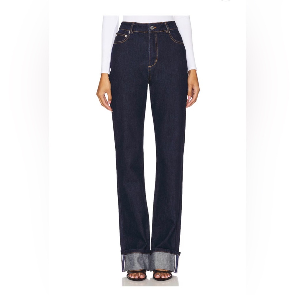 SER.O.YA Dark Indigo Straight-Leg Jeans